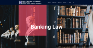 Ben Onuora & Company Website Design